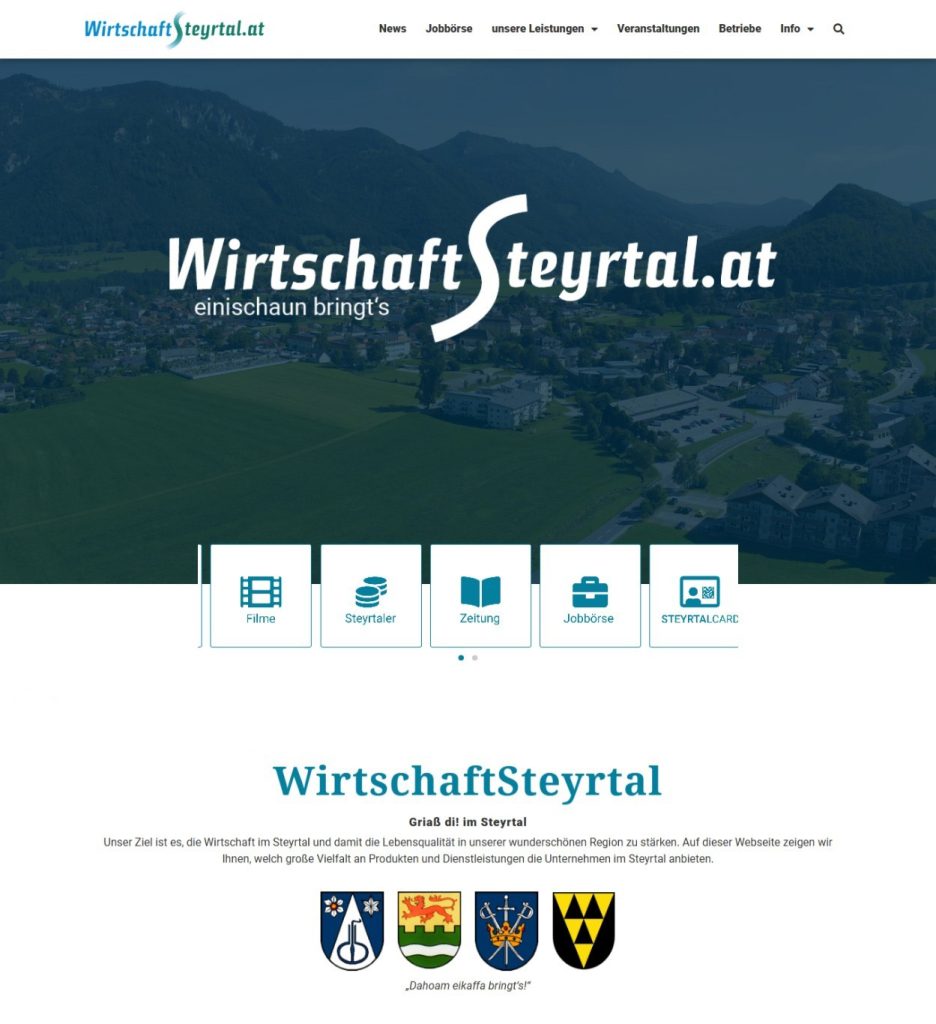 Homepage WirtschaftSteyrtal.at